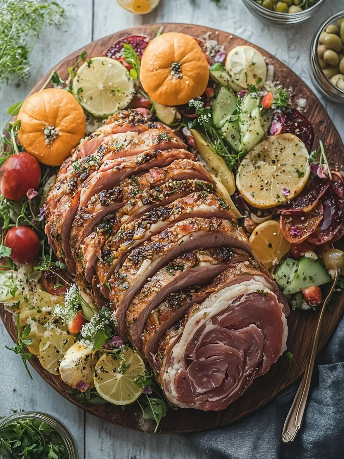 Leckeres und einfaches Putenaufschnitt