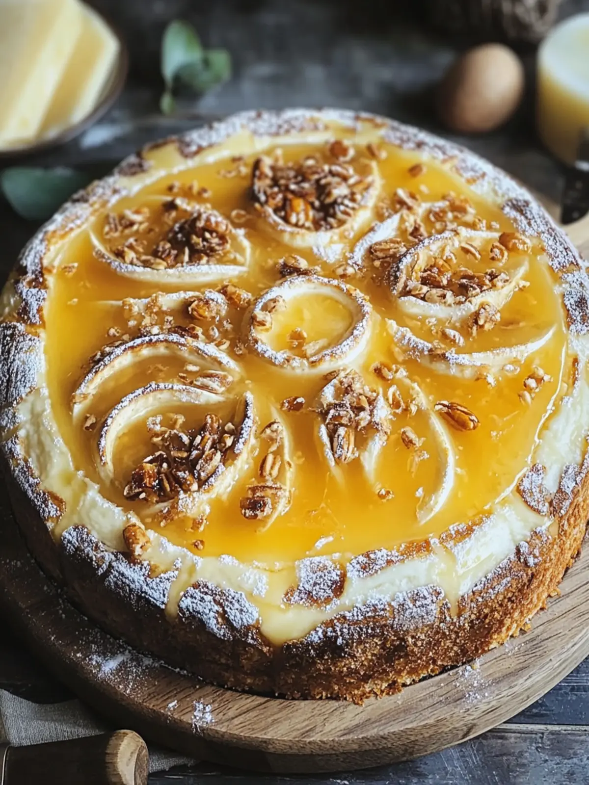 Zimtschnecken Honigbrötchen Käsekuchen