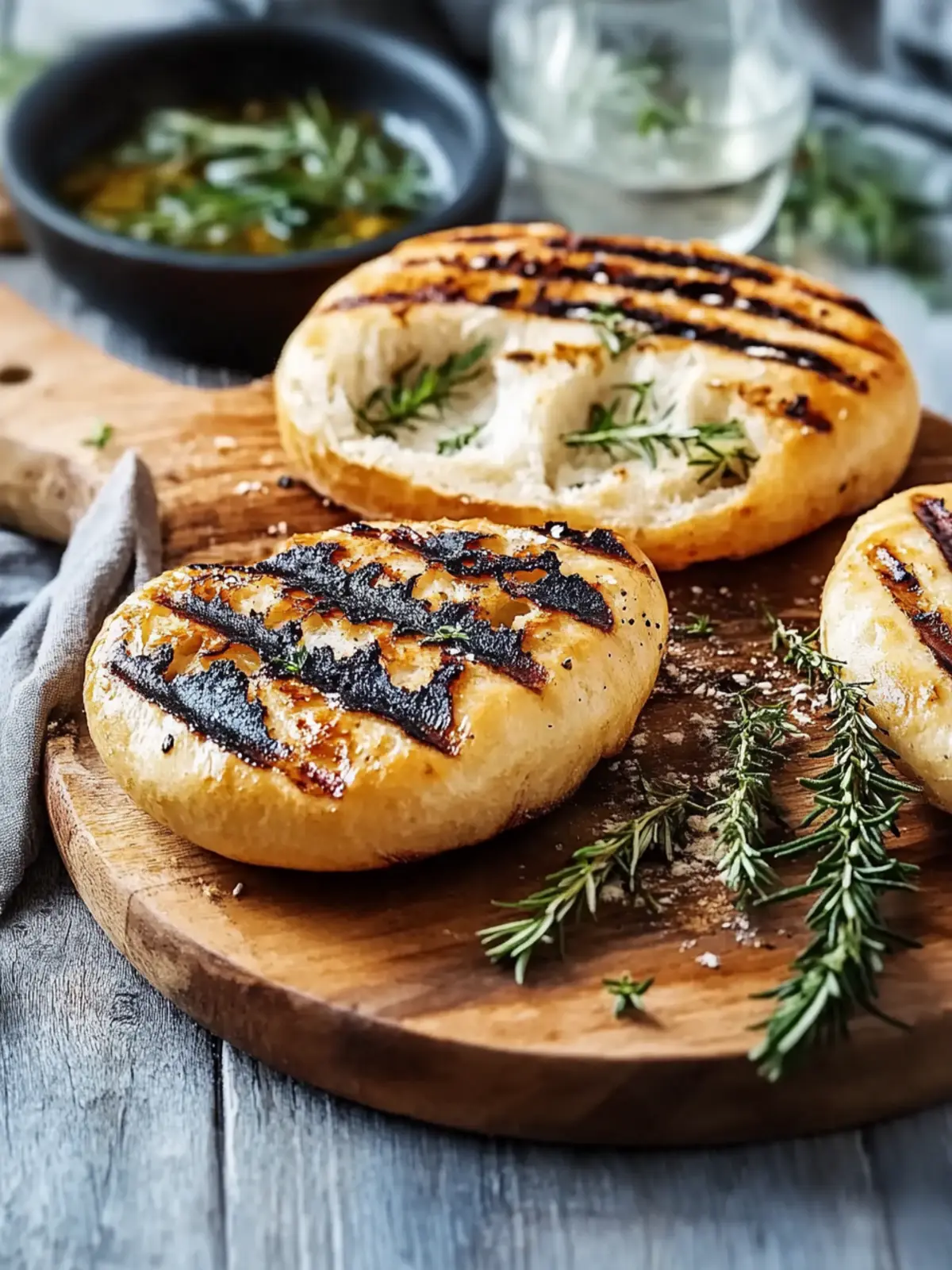 Einfaches gegrilltes Brot für jedes BBQ