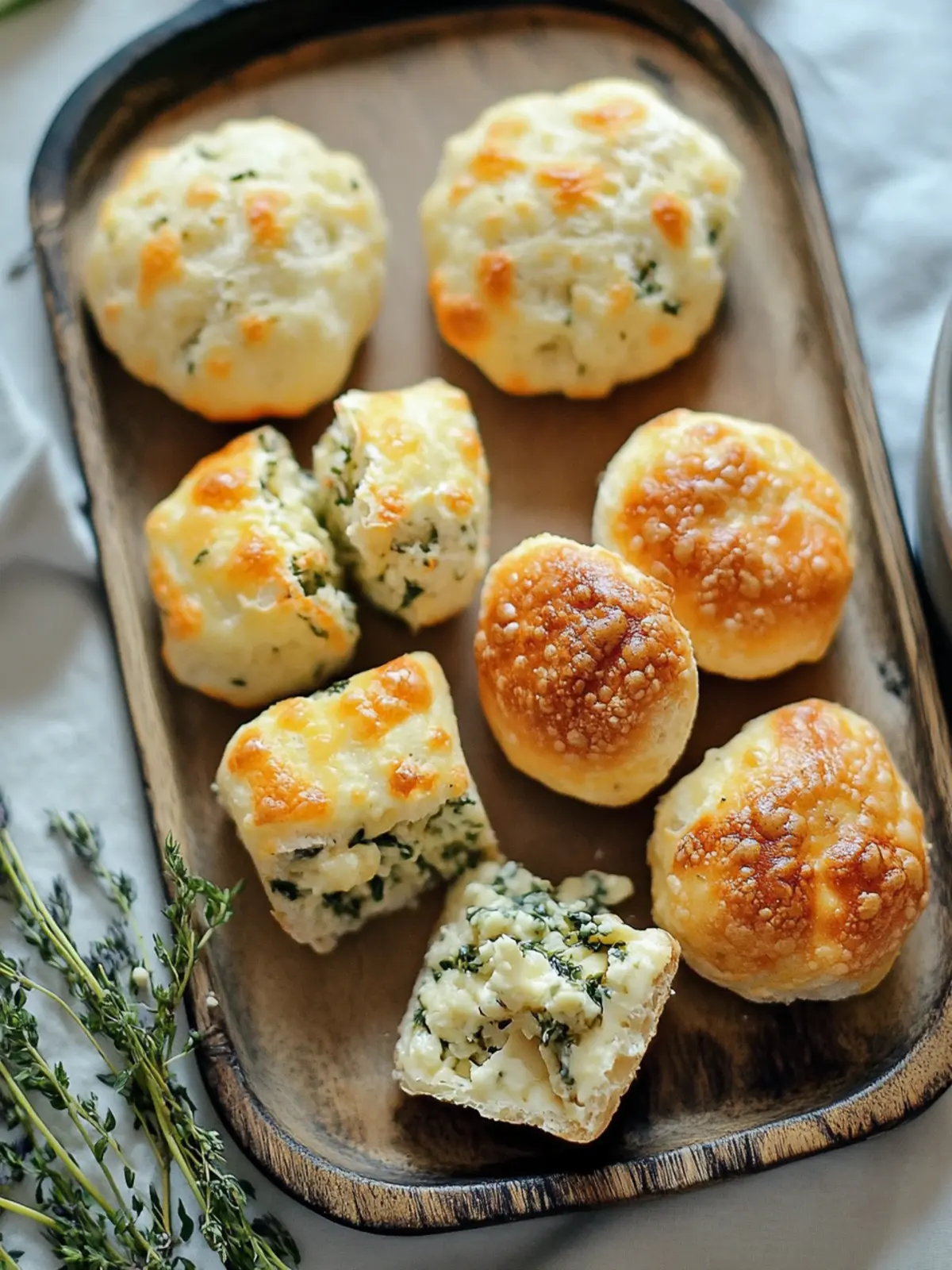 Käse-Lauch-Bällchen