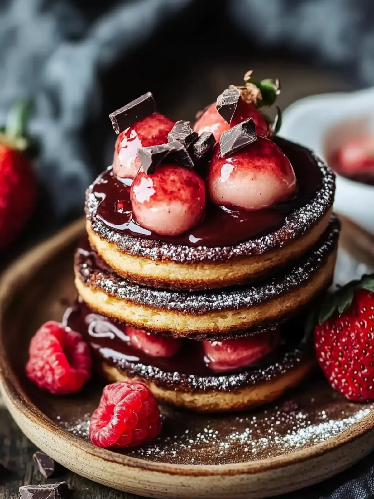 Erdbeer Schokoladen Cookies