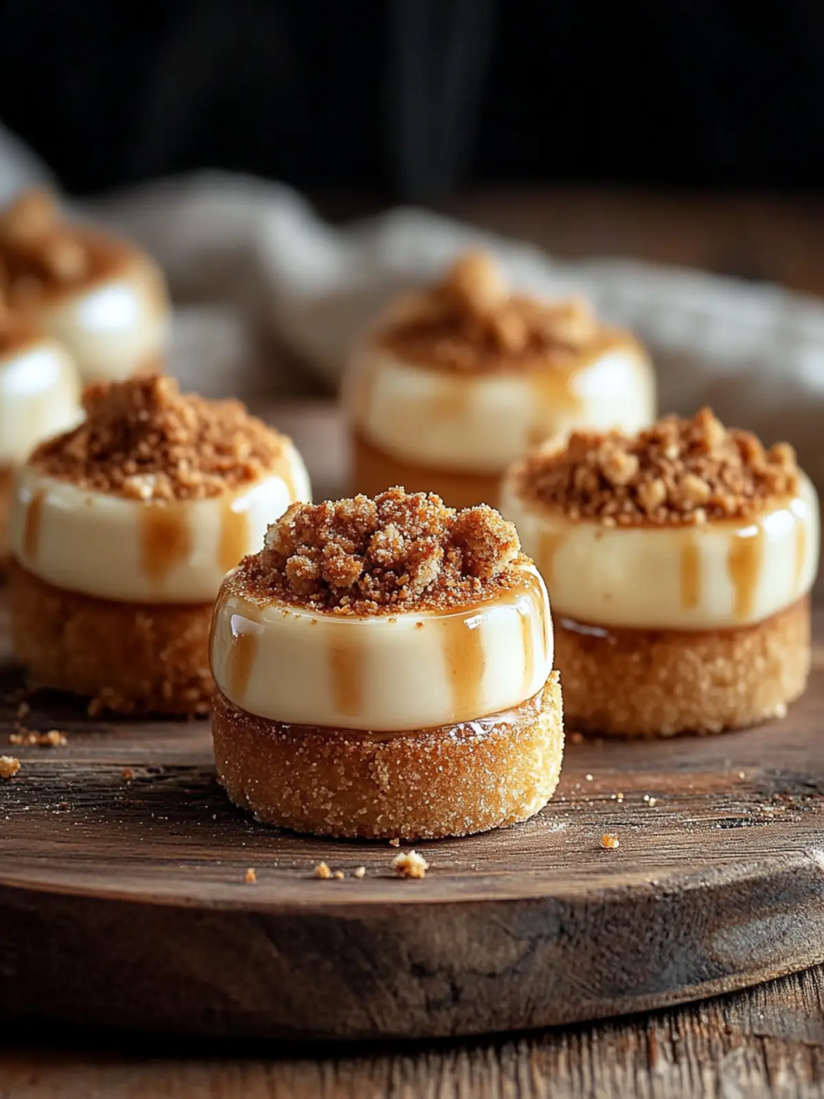Mini Biscoff Käsekuchen