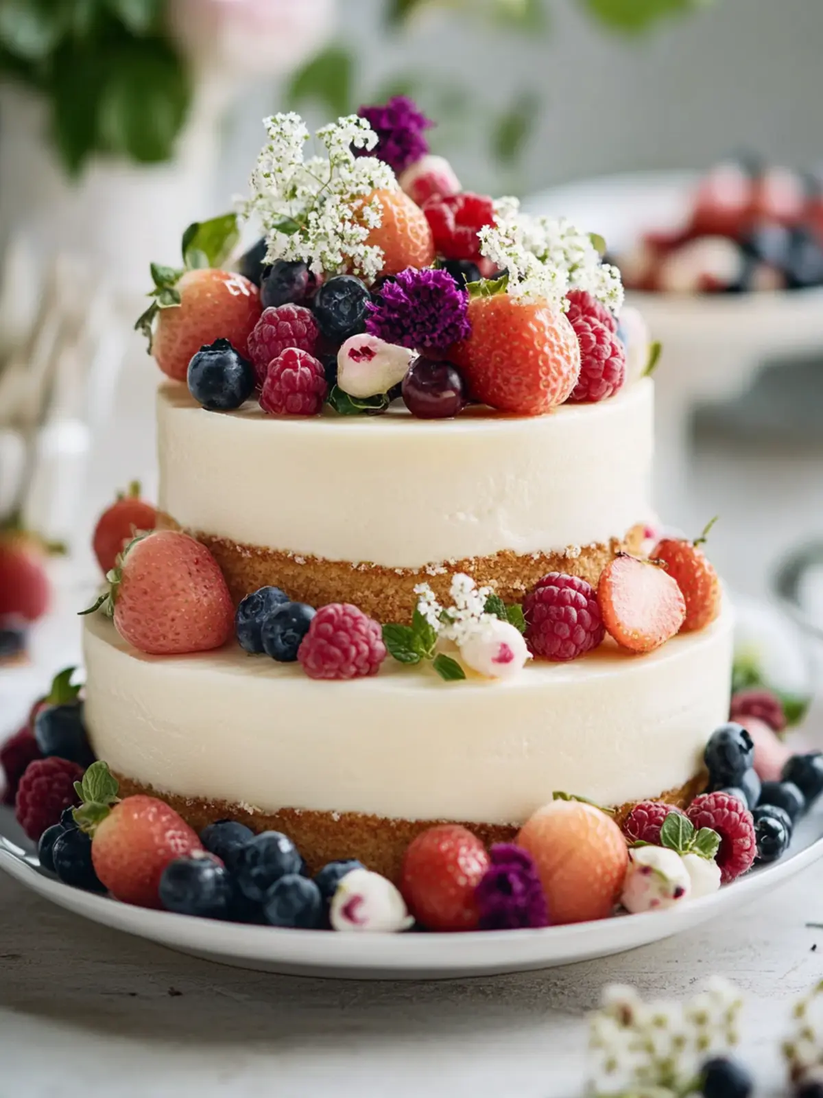 Einzigartige Käsekuchen Hochzeitstorte Ideen