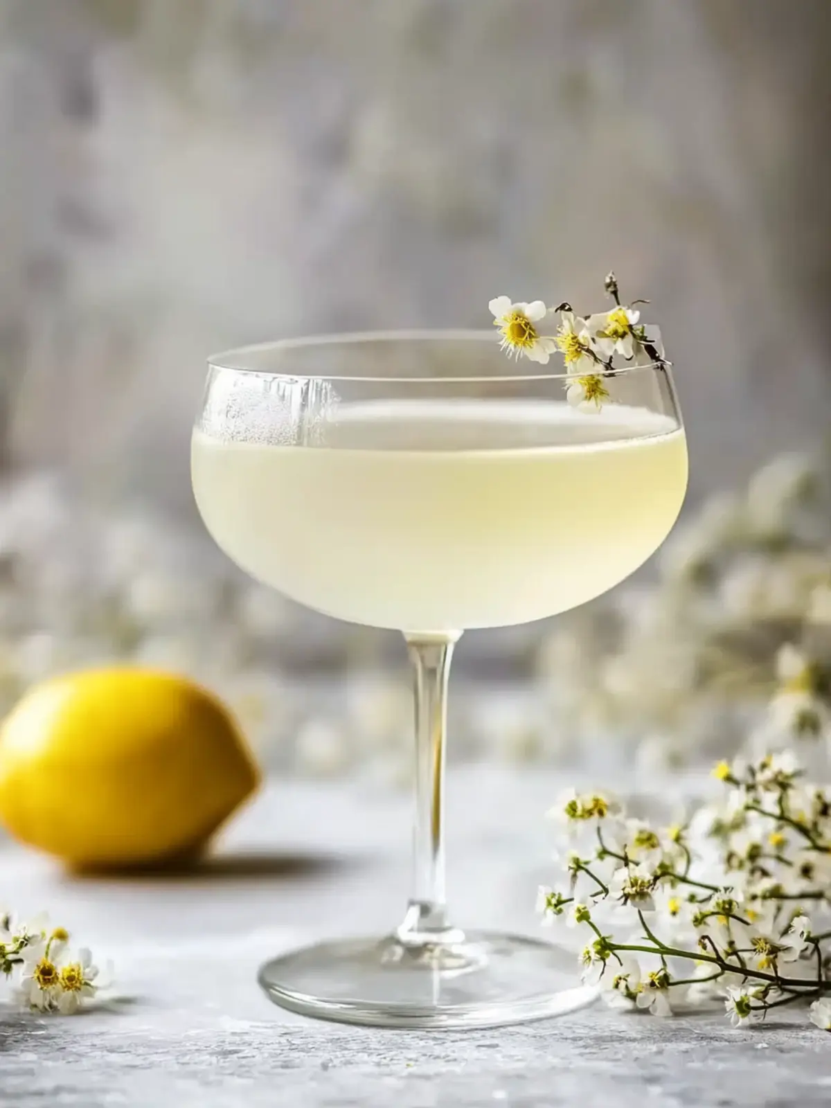Elderflower Winter Gin Cocktail
