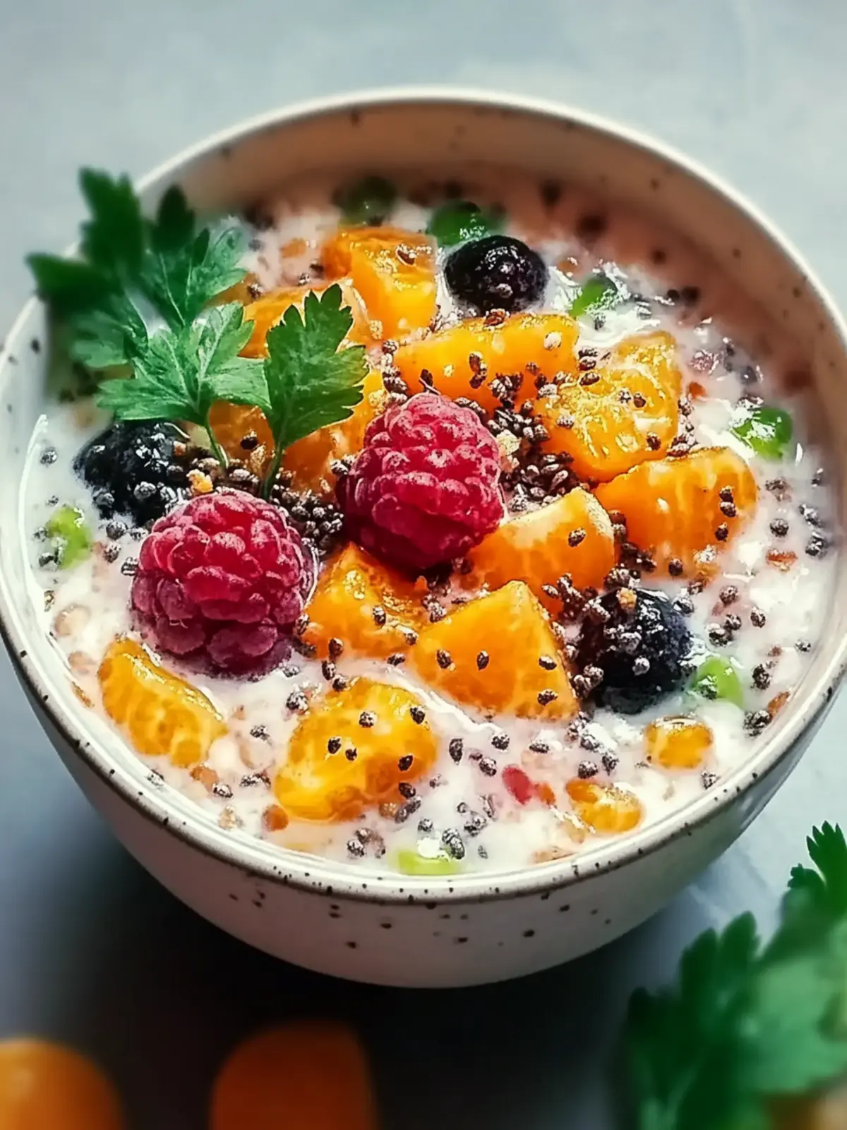 Übernacht Haferflocken für ein gesundes Frühstück