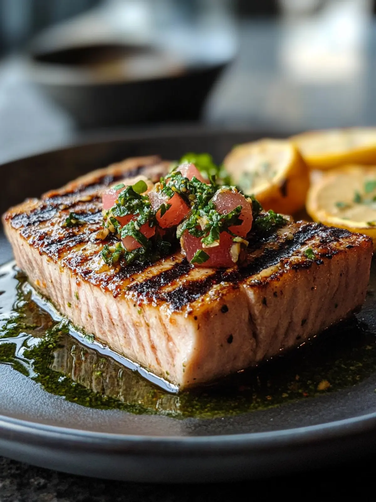 gegrillter Thunfisch