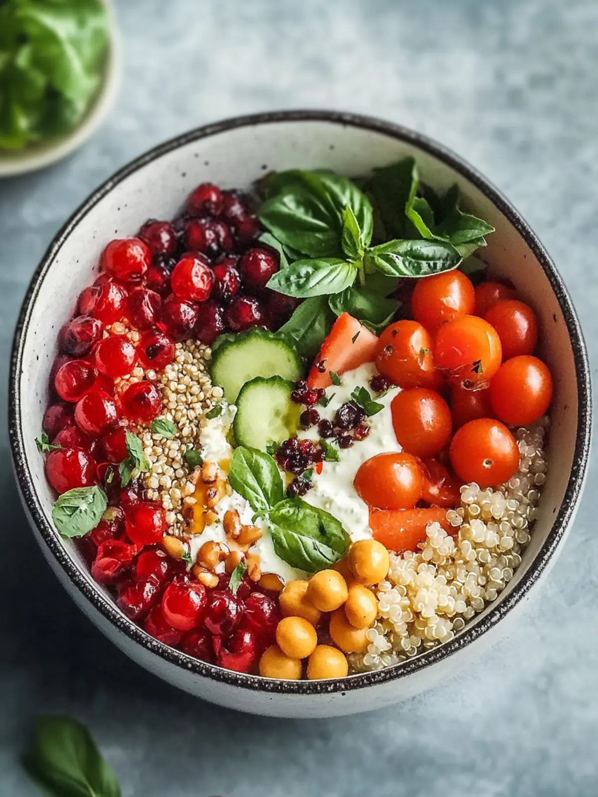 Einfaches Quinoa-Frühstücksschüssel