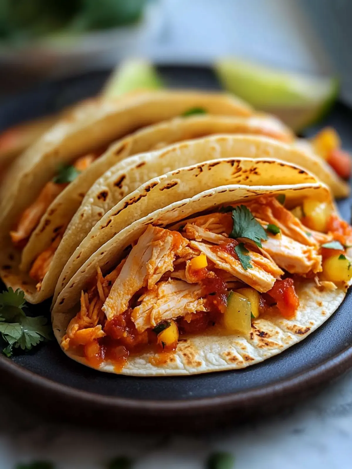 Erstaunliche 35-minütige Hähnchen-Tacos Freude