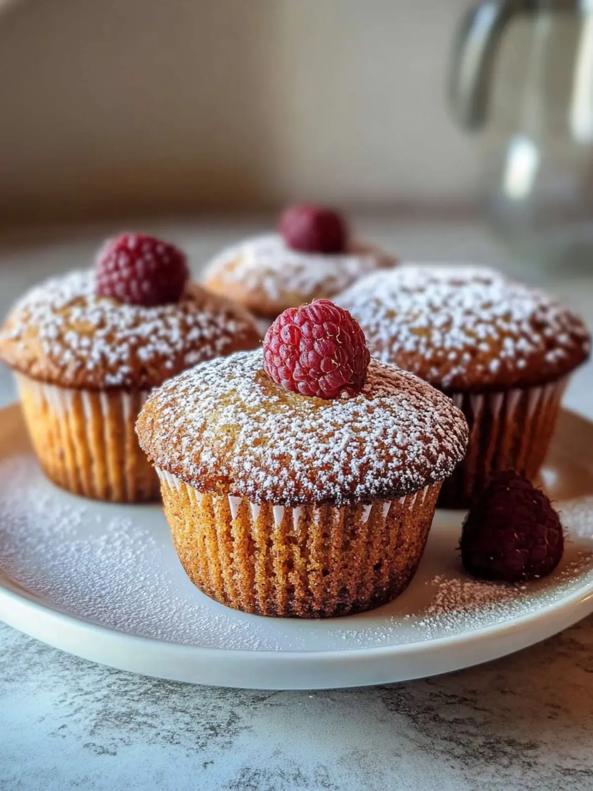 Gewürzte Melassen Morgen Muffins