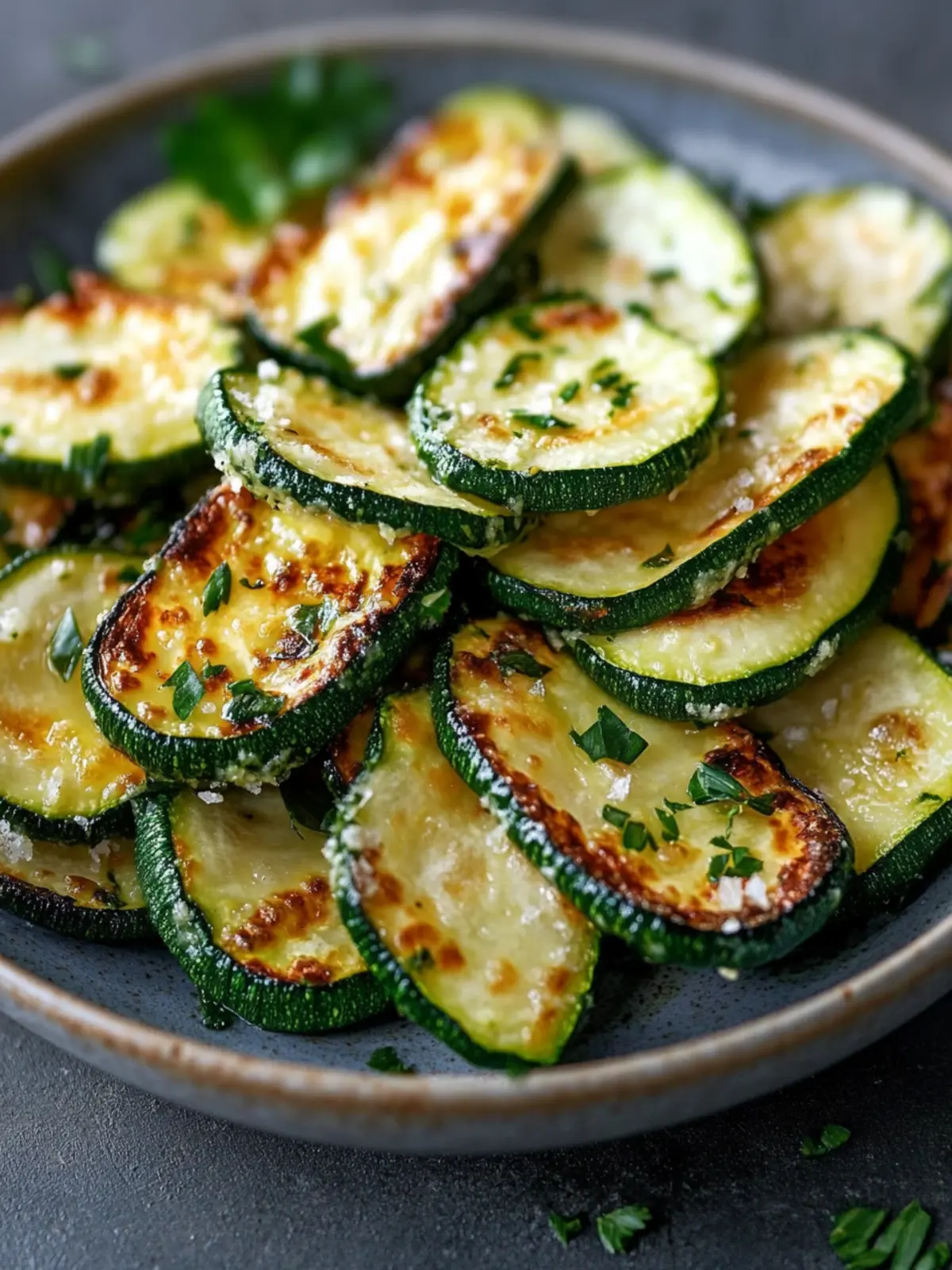 Knusprige Zucchini-Chips aus der Heißluftfritteuse