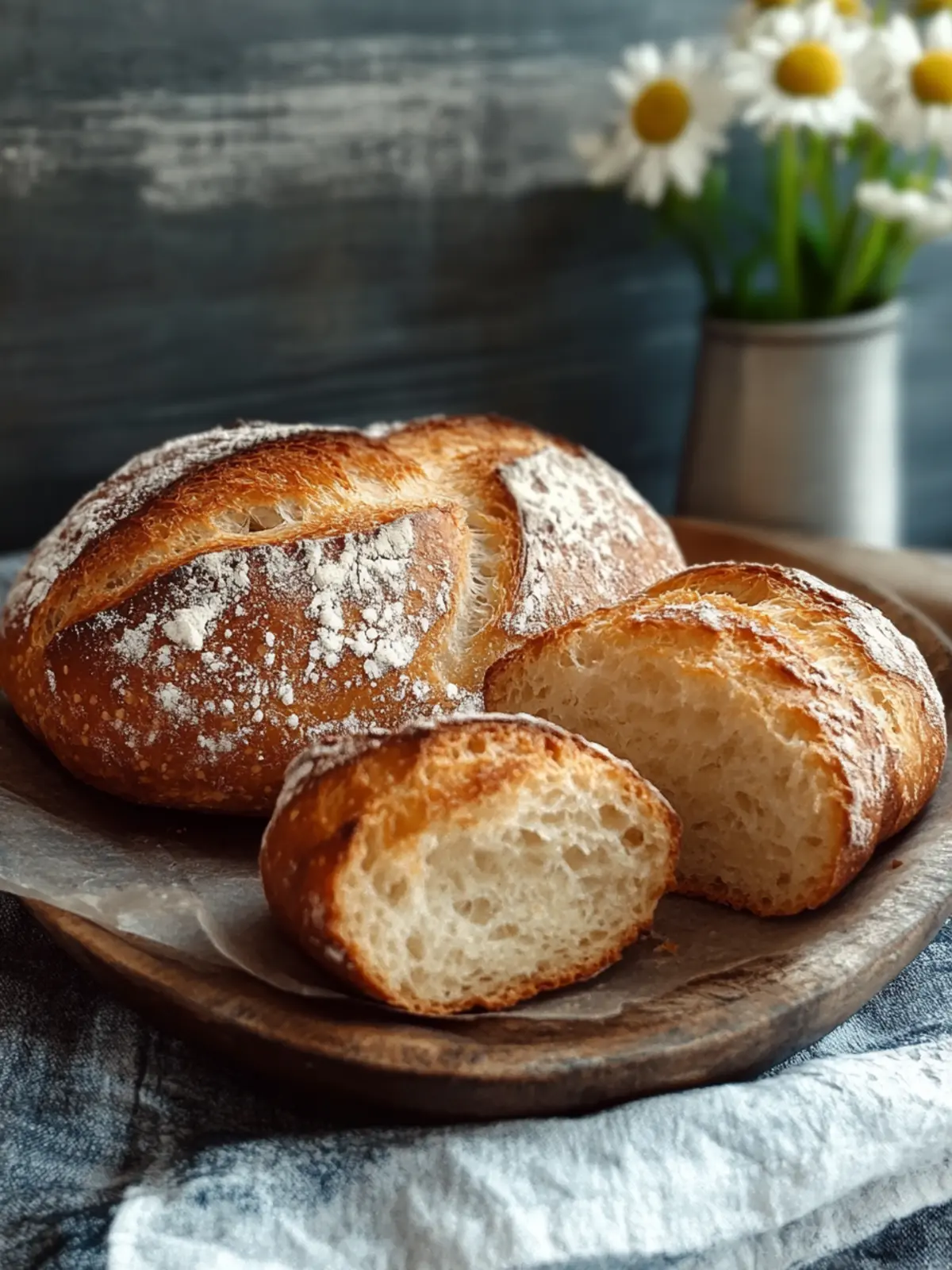 Fluffiges Knuspriges Salzbrot