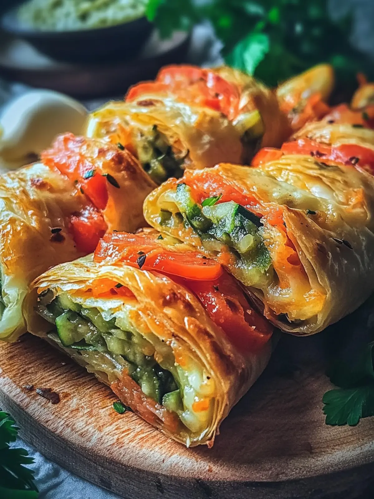 Vegetarische gefüllte Kohlrouladen