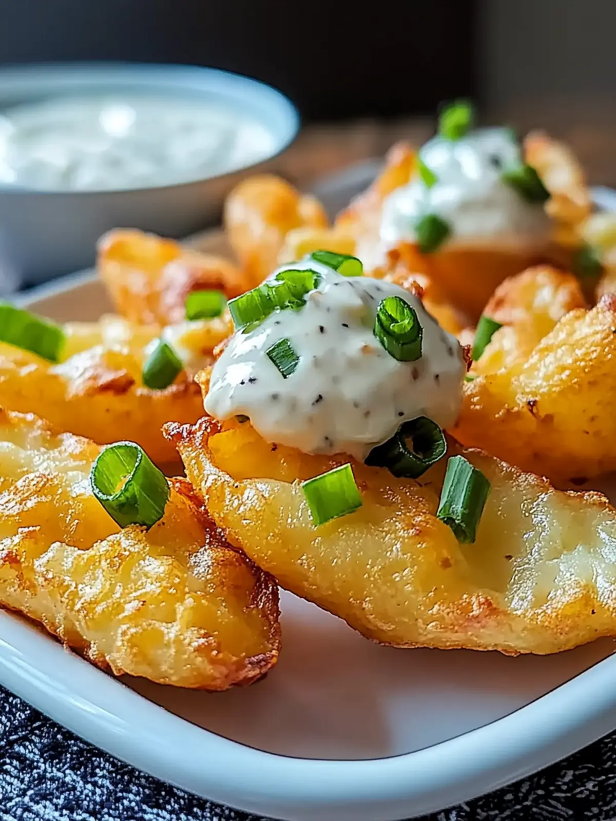 Luftfritteusen Ranch Kartoffelschalen