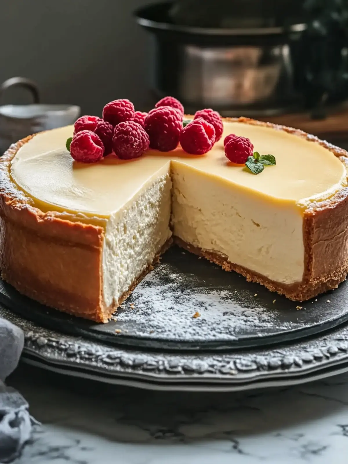 Cremiger New Yorker Käsekuchen