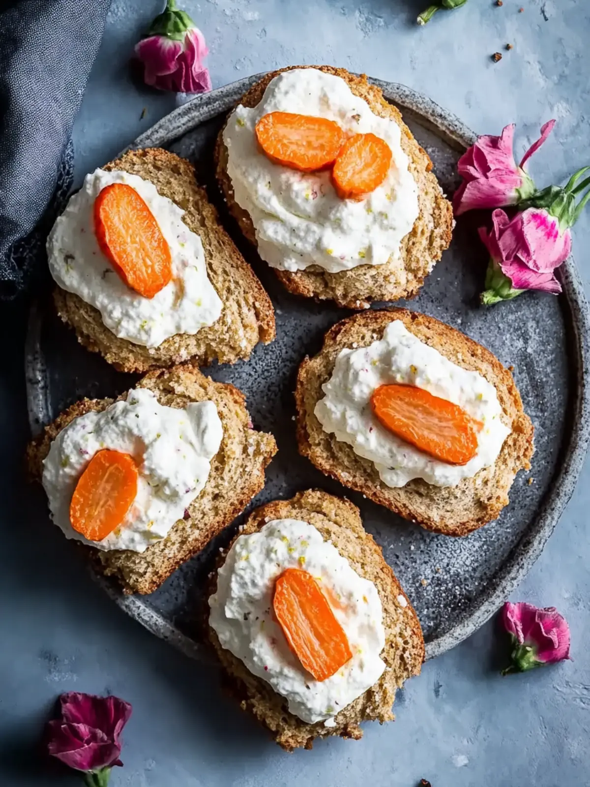 Einfache Karottenkekse