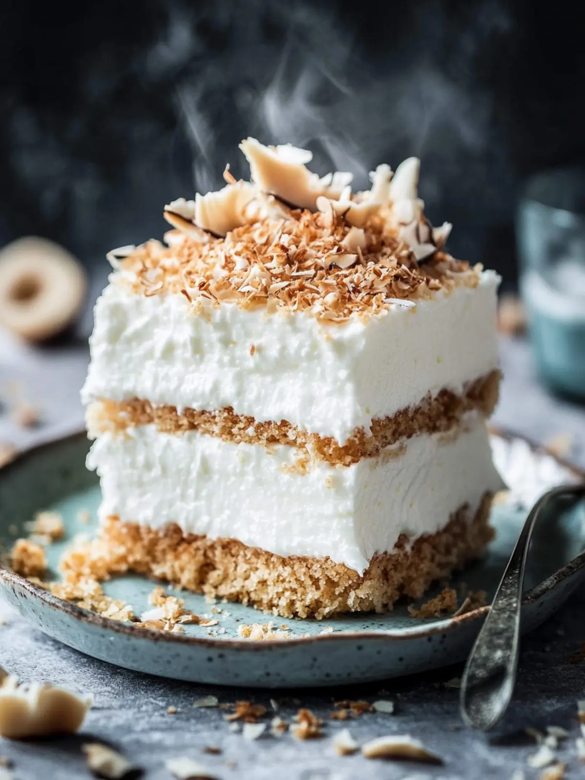 Buttermilch Kokosnuss Kuchen Tasse Kuchen