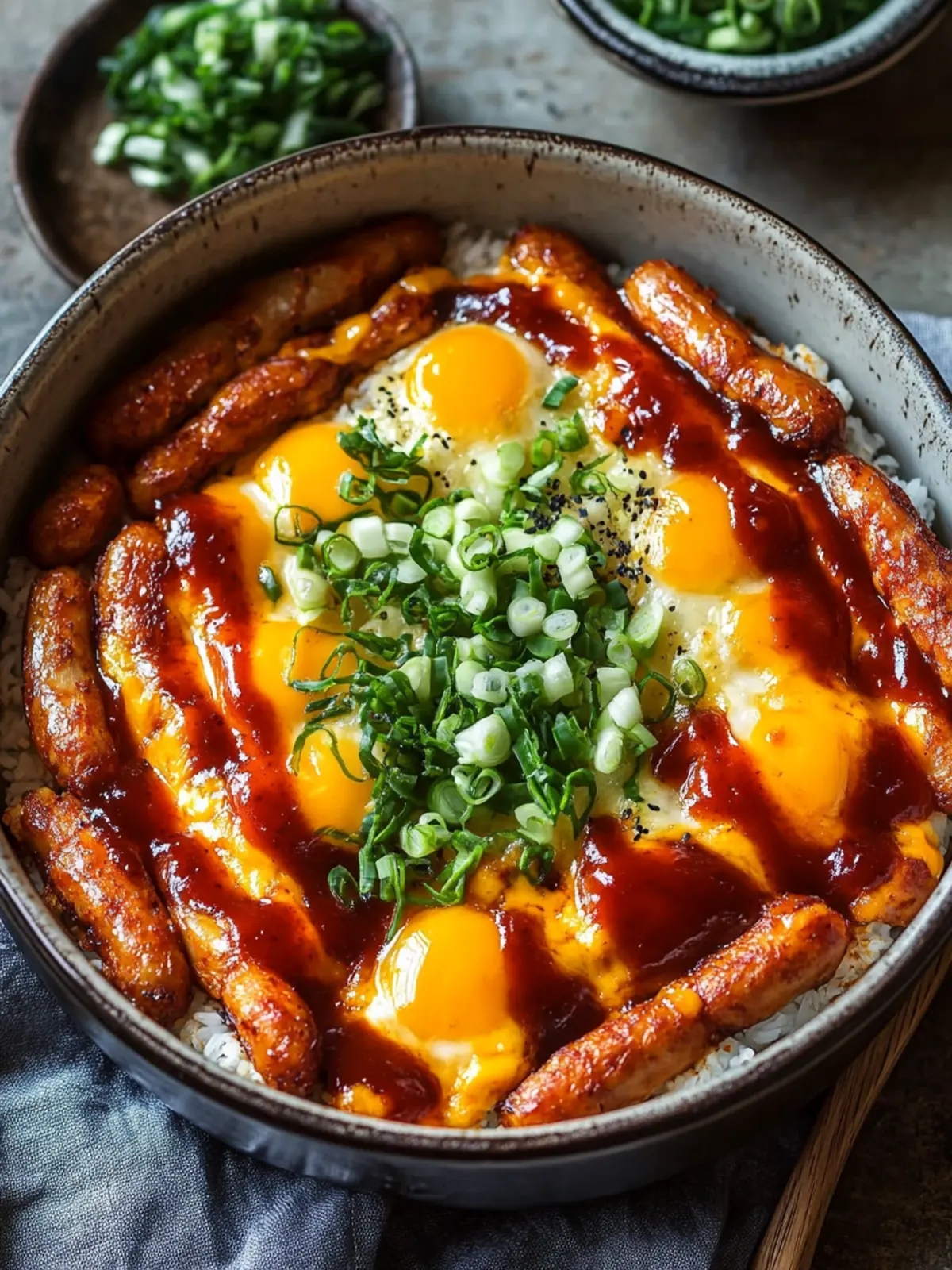 Einfache koreanische Maishund-Auflauf