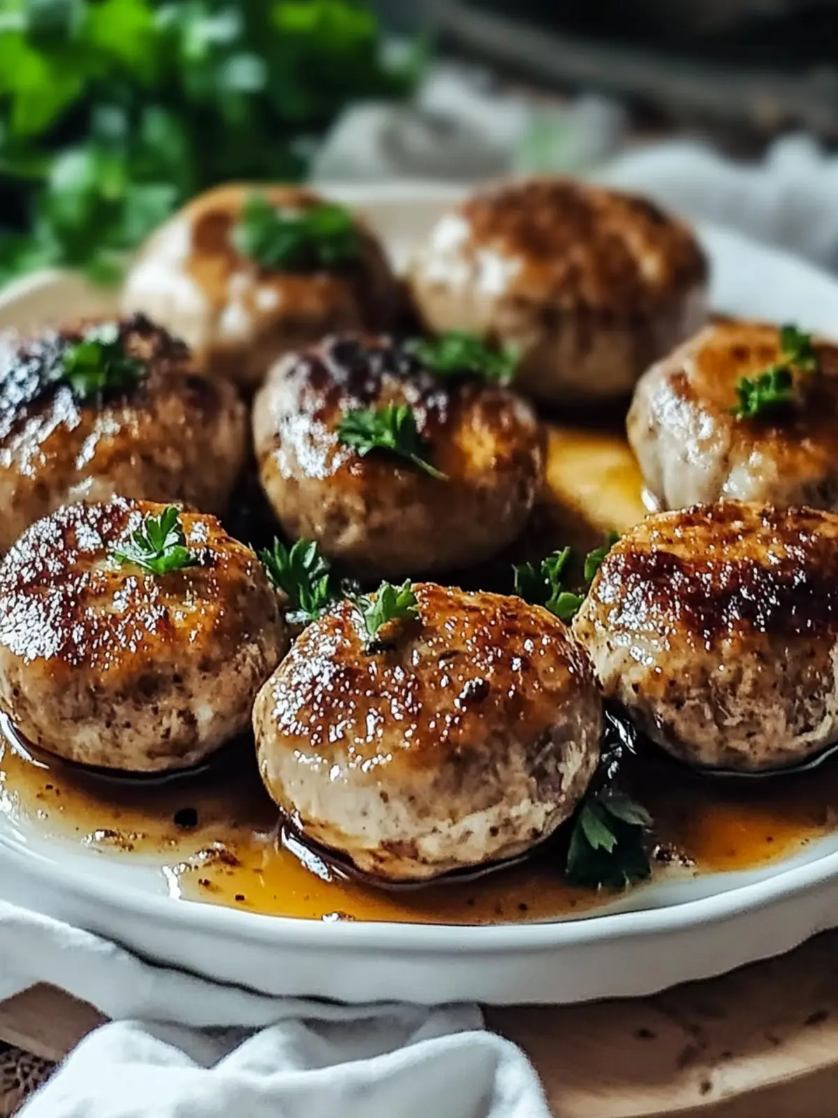 Gesunde vegane Pilzfrikadellen