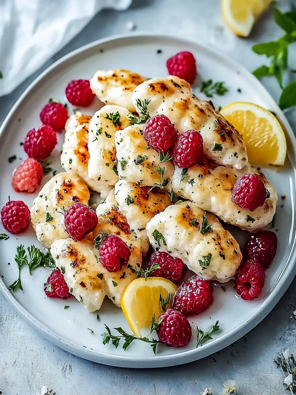 Genießen Sie saftige luftgebackene Hähnchenbrust
