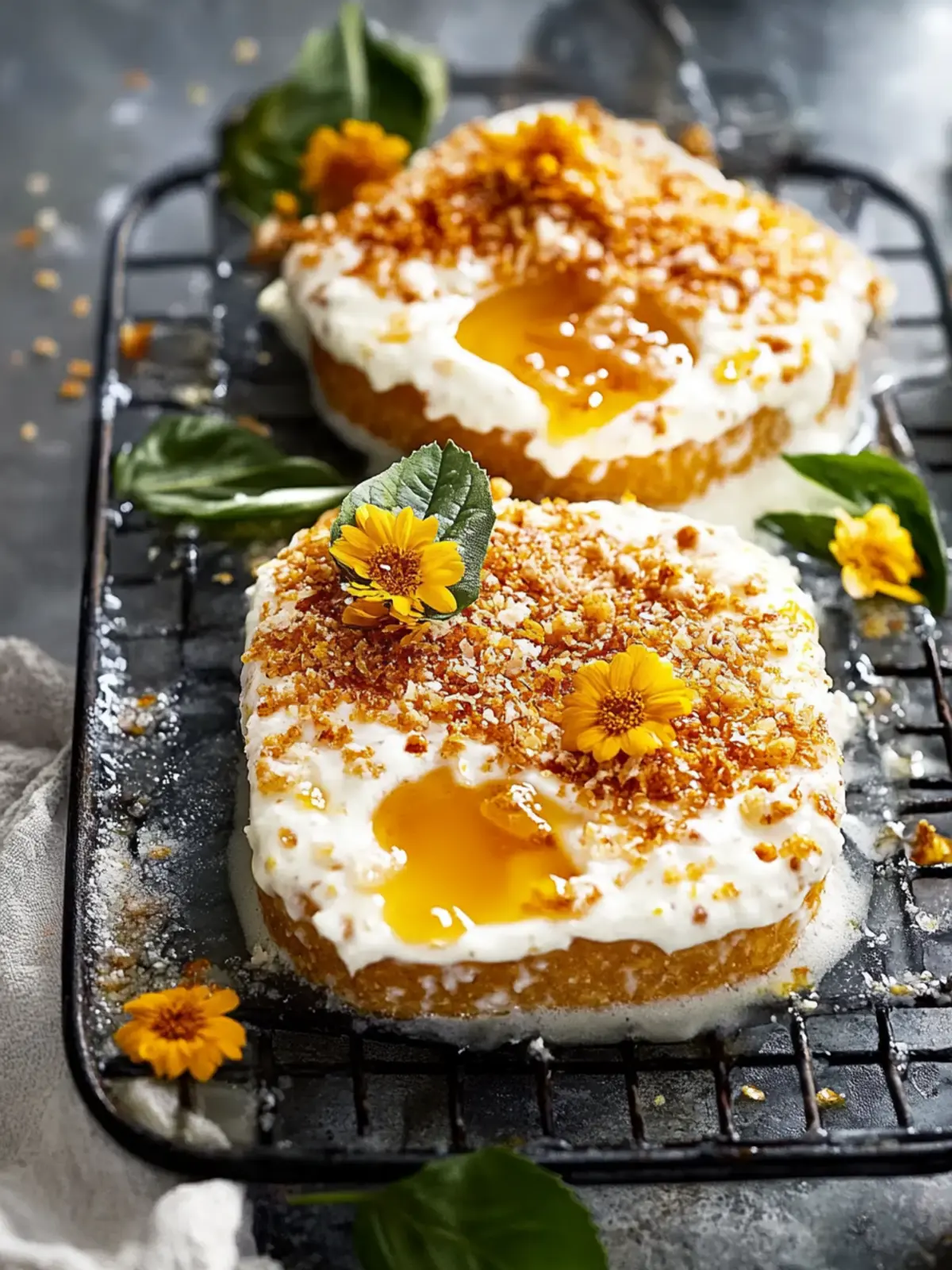 Krosse heiße Honig-Feta-Hähnchen