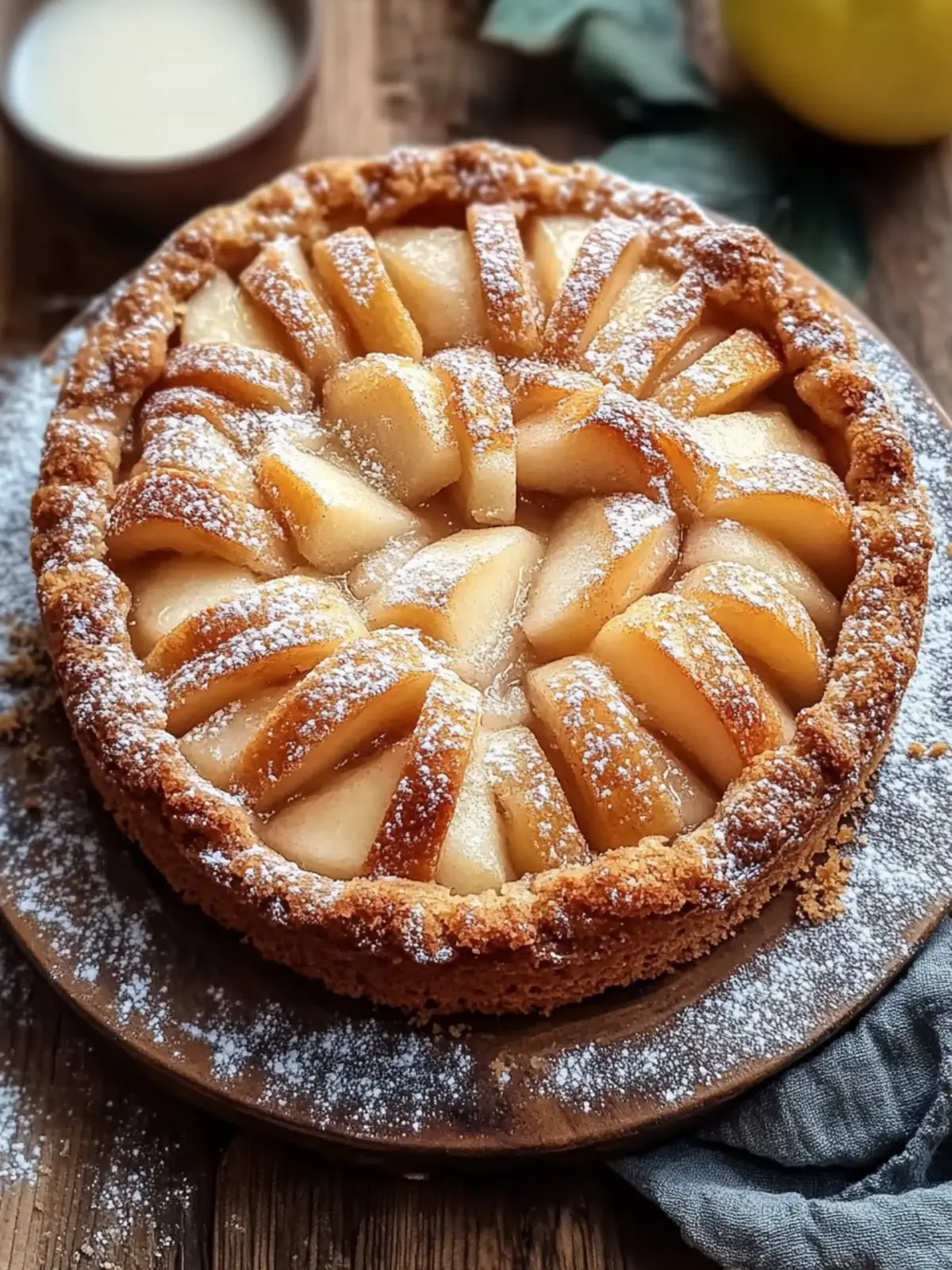Feuchte Zimtschnecken-Apfelkuchen