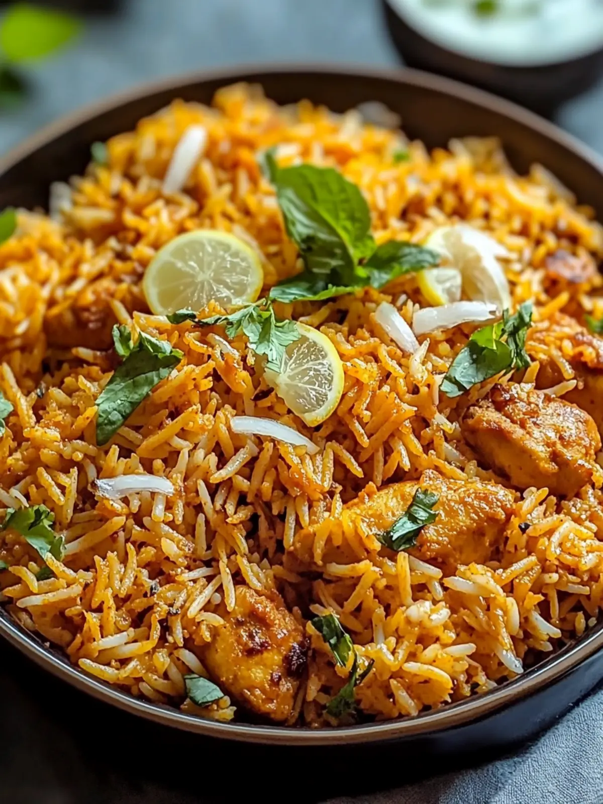Butter Chicken Biryani für ein gemütliches Abendessen