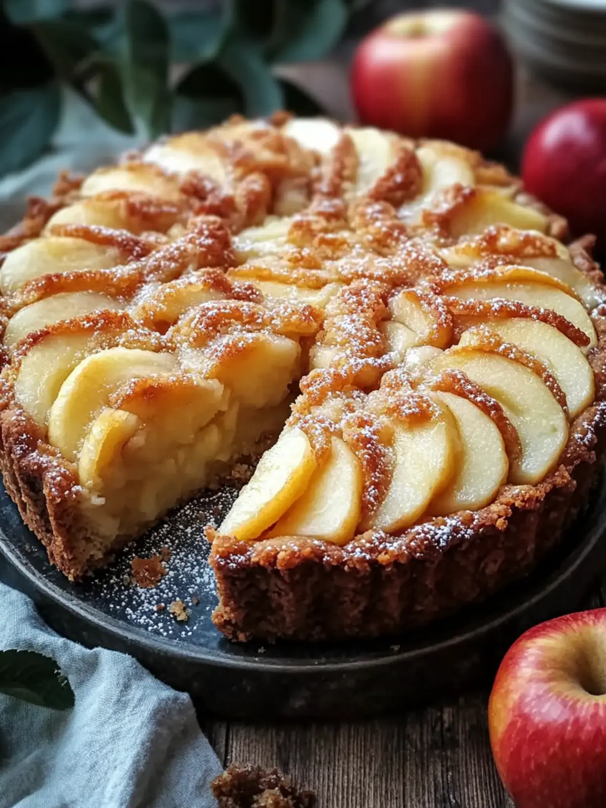 Perfekter Apfelkrümelkuchen Rezept