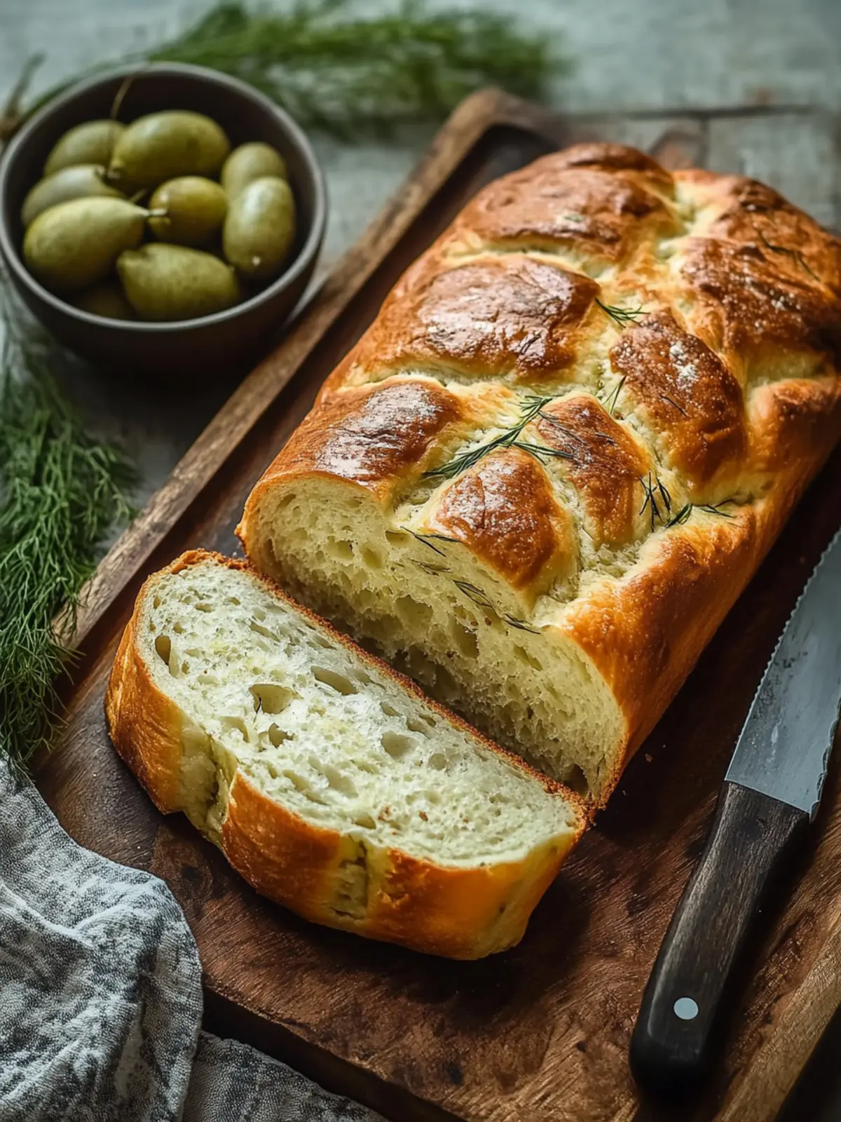 Einfache Dillgurkenbrot