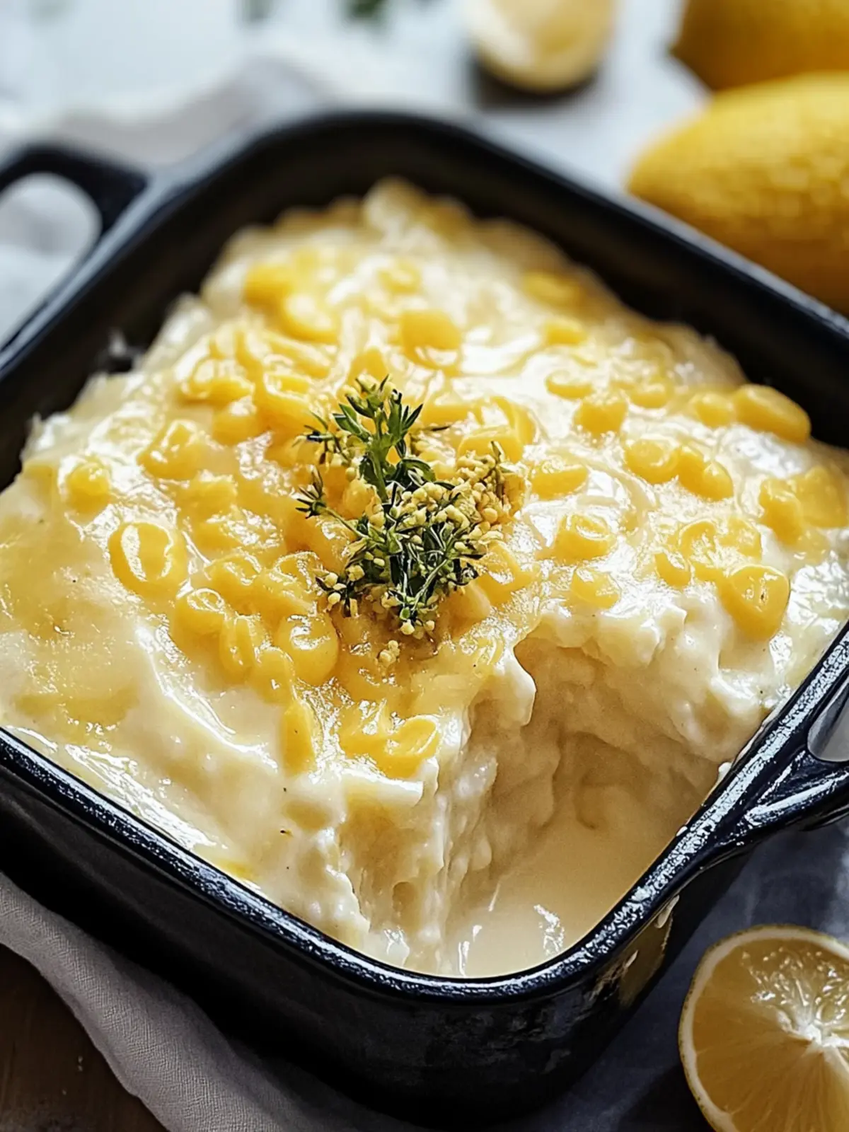 Cremige Sahnekukuruzauflauf