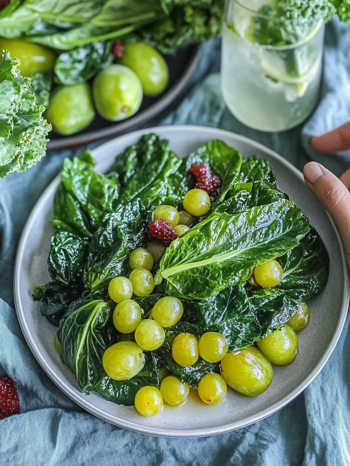 Schweizer Mangold mit Rosinen und Pinienkernen sautiert
