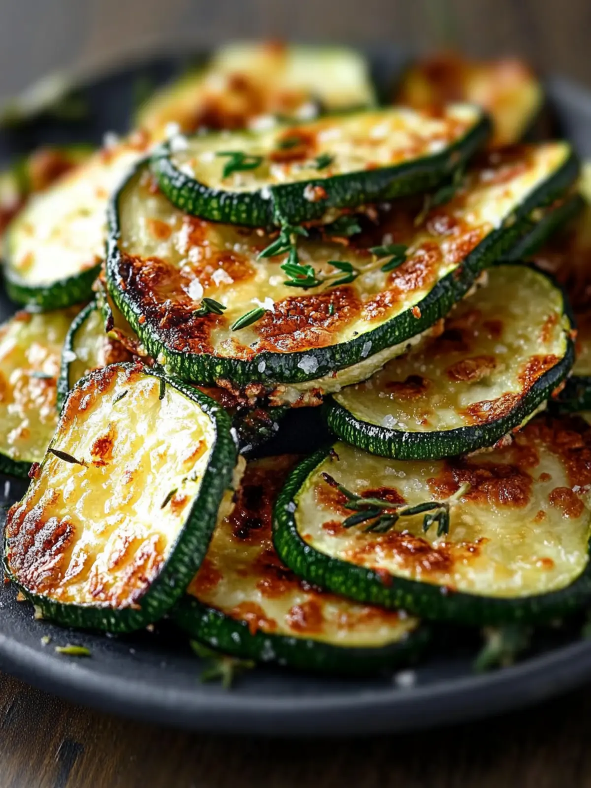 Knusprige Zucchini-Chips aus der Heißluftfritteuse