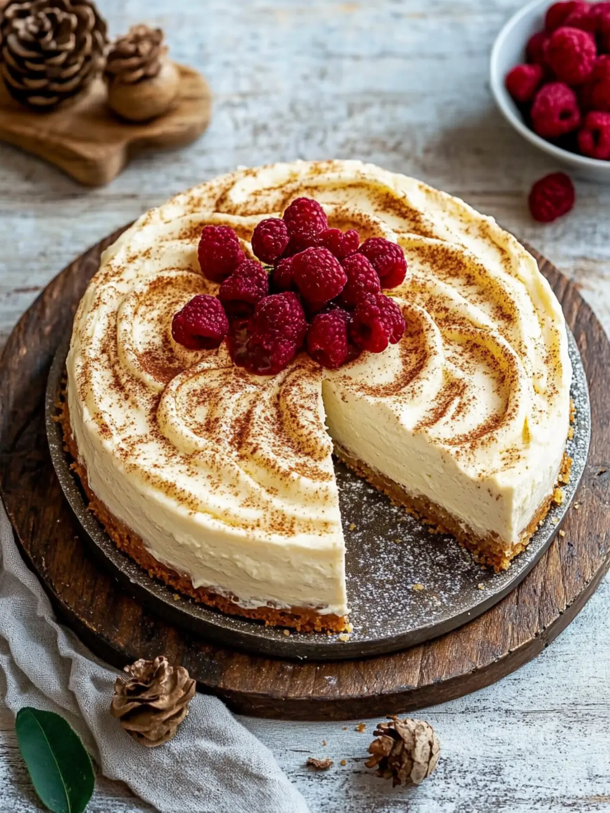 Zimtschnecken-Käsekuchen