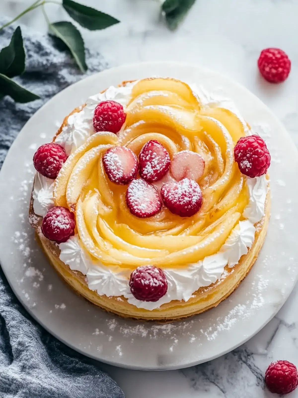 Apfelrosen Blätterteig