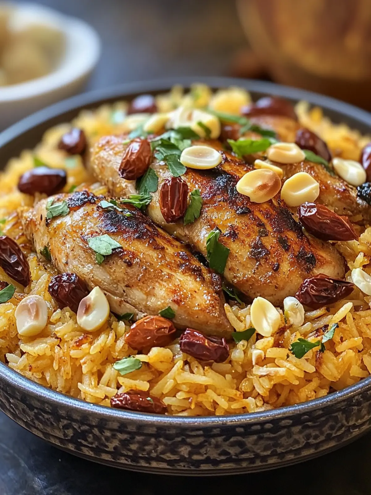 Hühnchen Kabsa | Arabisches Hühnchen und Reis