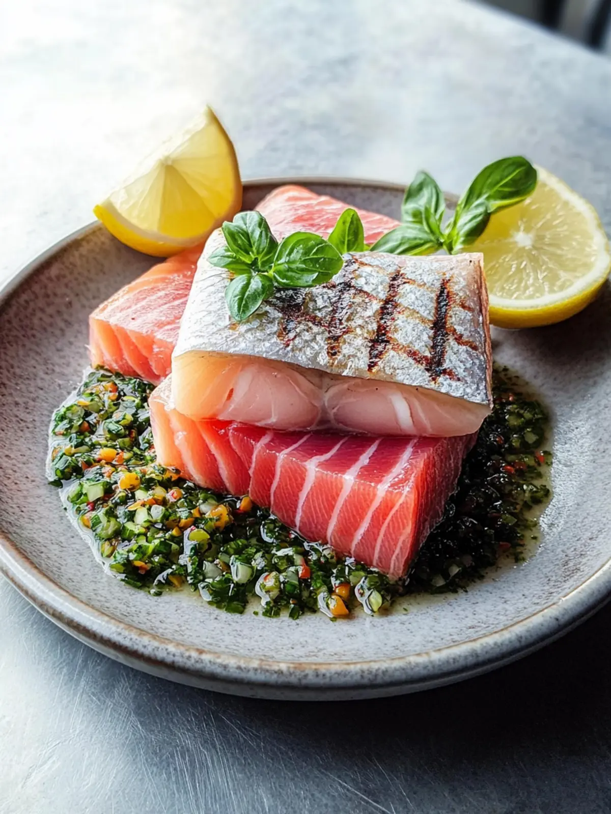 gegrillter Thunfisch