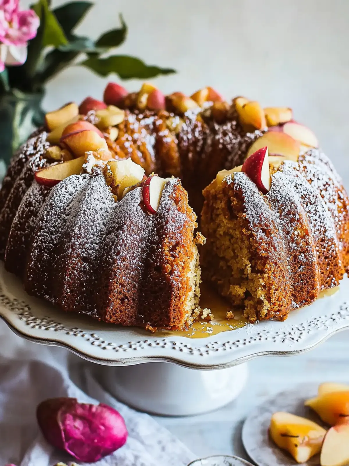 Apfel Kürbis Bundt Kuchen