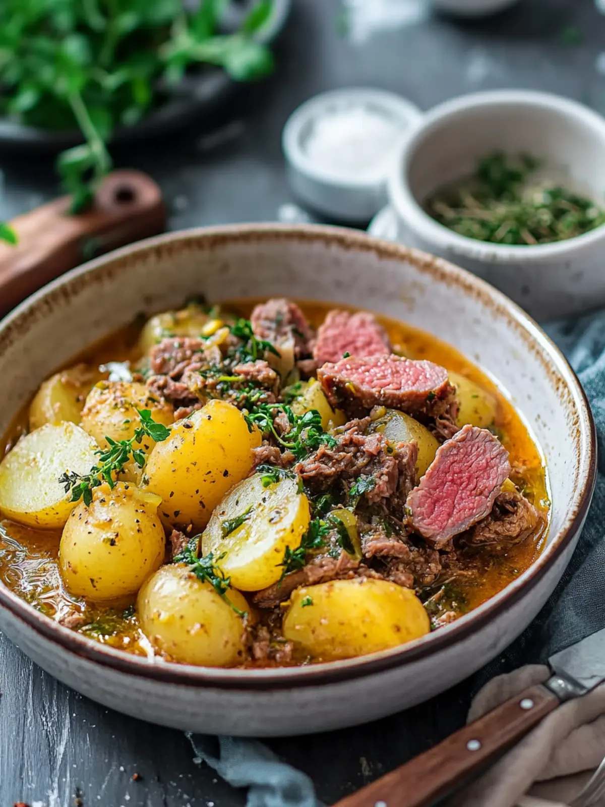 Savoykohl-Eintopf mit Hackfleisch und Kartoffeln