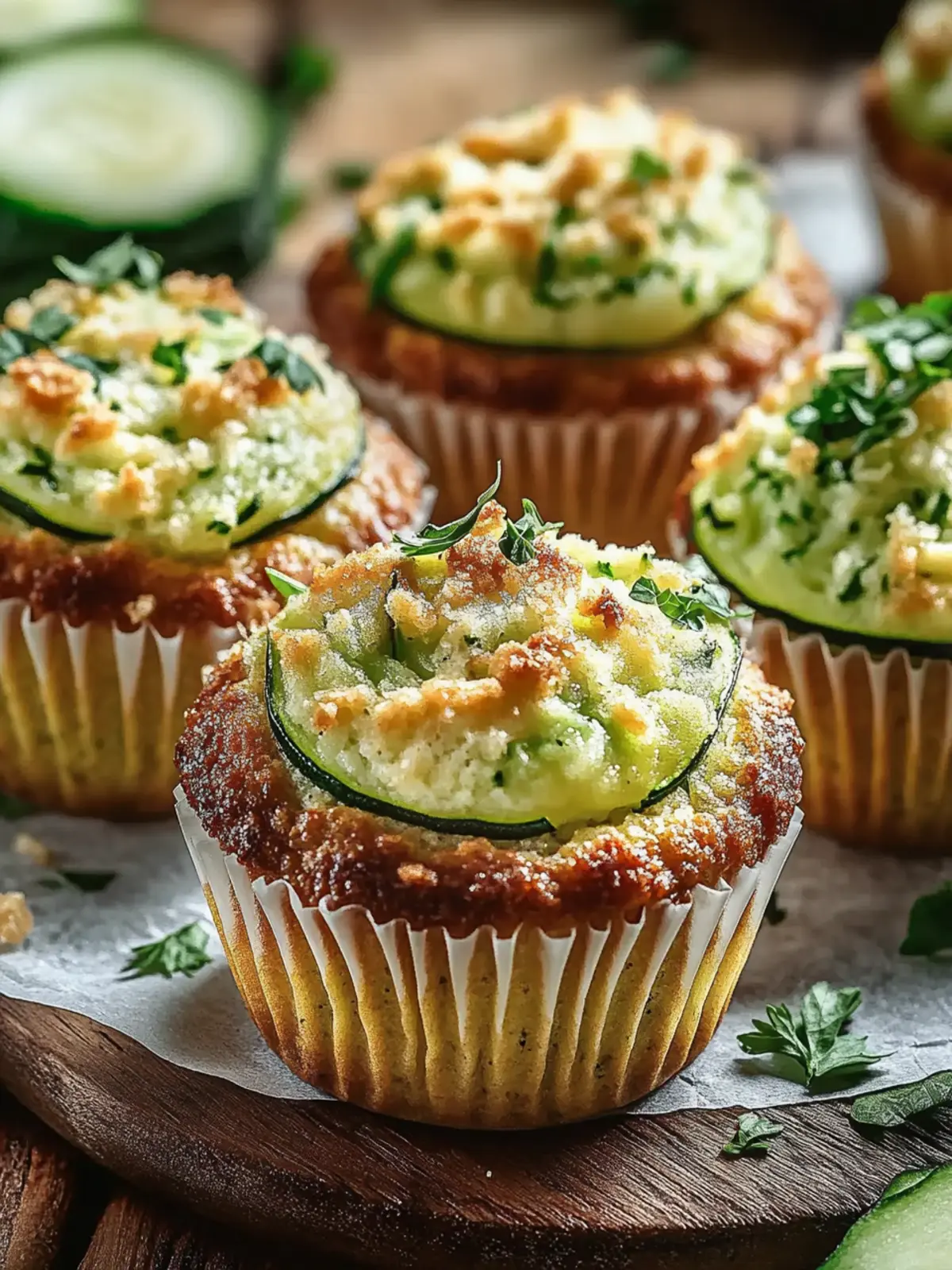 Zucchini Süßrollen Muffins