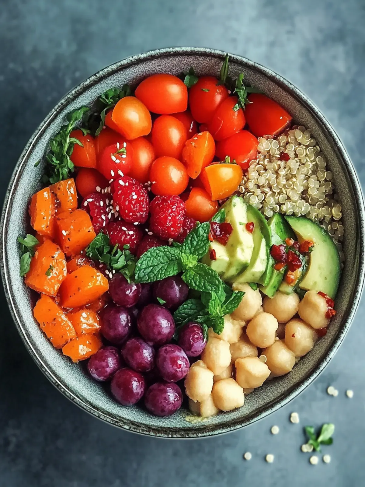 Einfaches Quinoa-Frühstücksschüssel