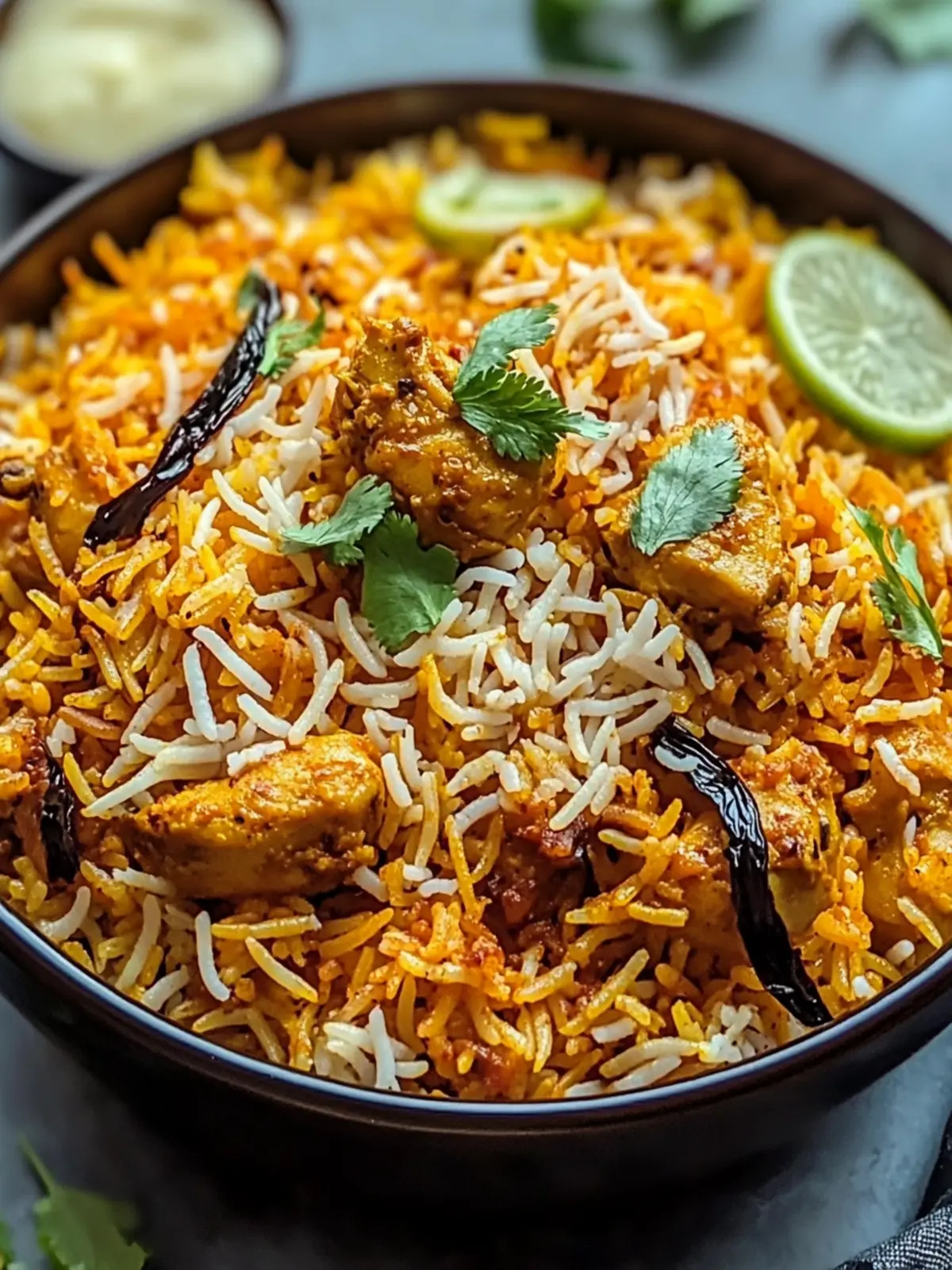 Butter Chicken Biryani für ein gemütliches Abendessen