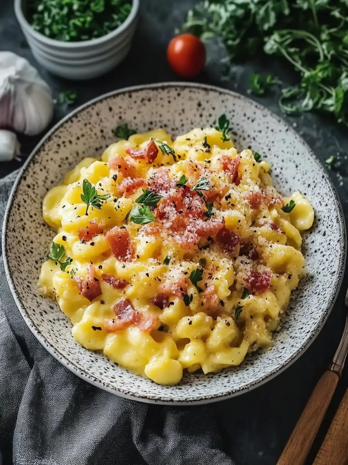 Spätzleauflauf mit Gemüse
