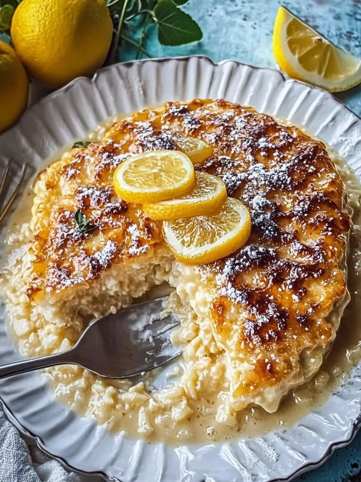 Dump & Bake Cremiger Reis & Hähnchen