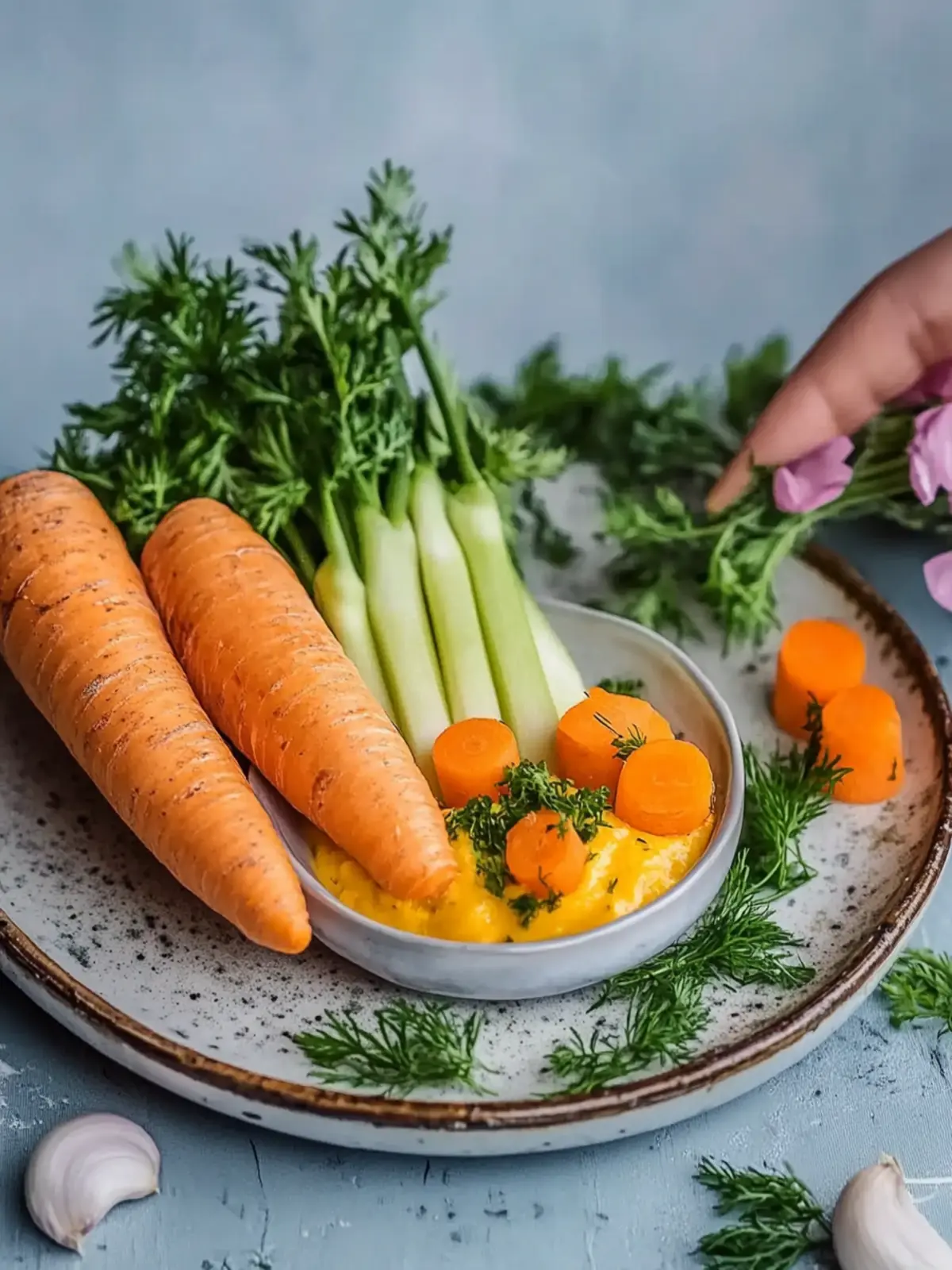 Vegane Osternaschen Karotten