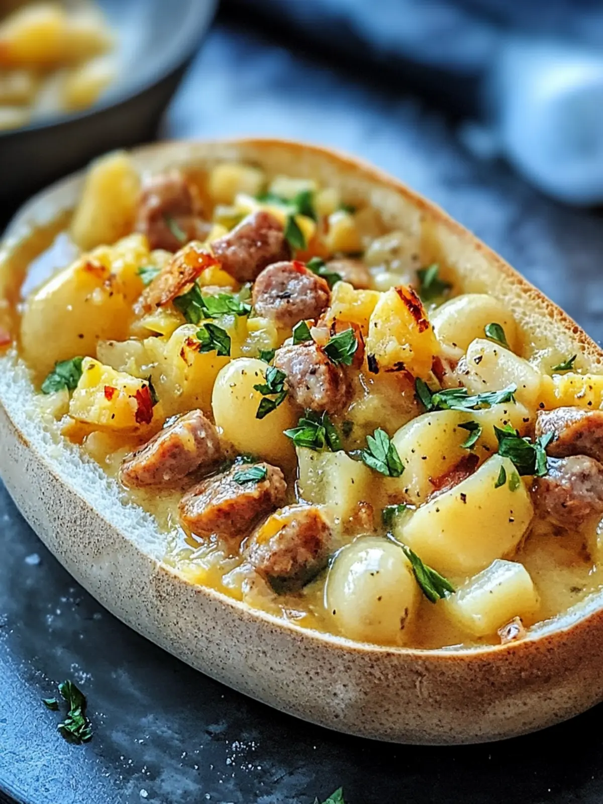 Kartoffel- und Wurst-Eintopf