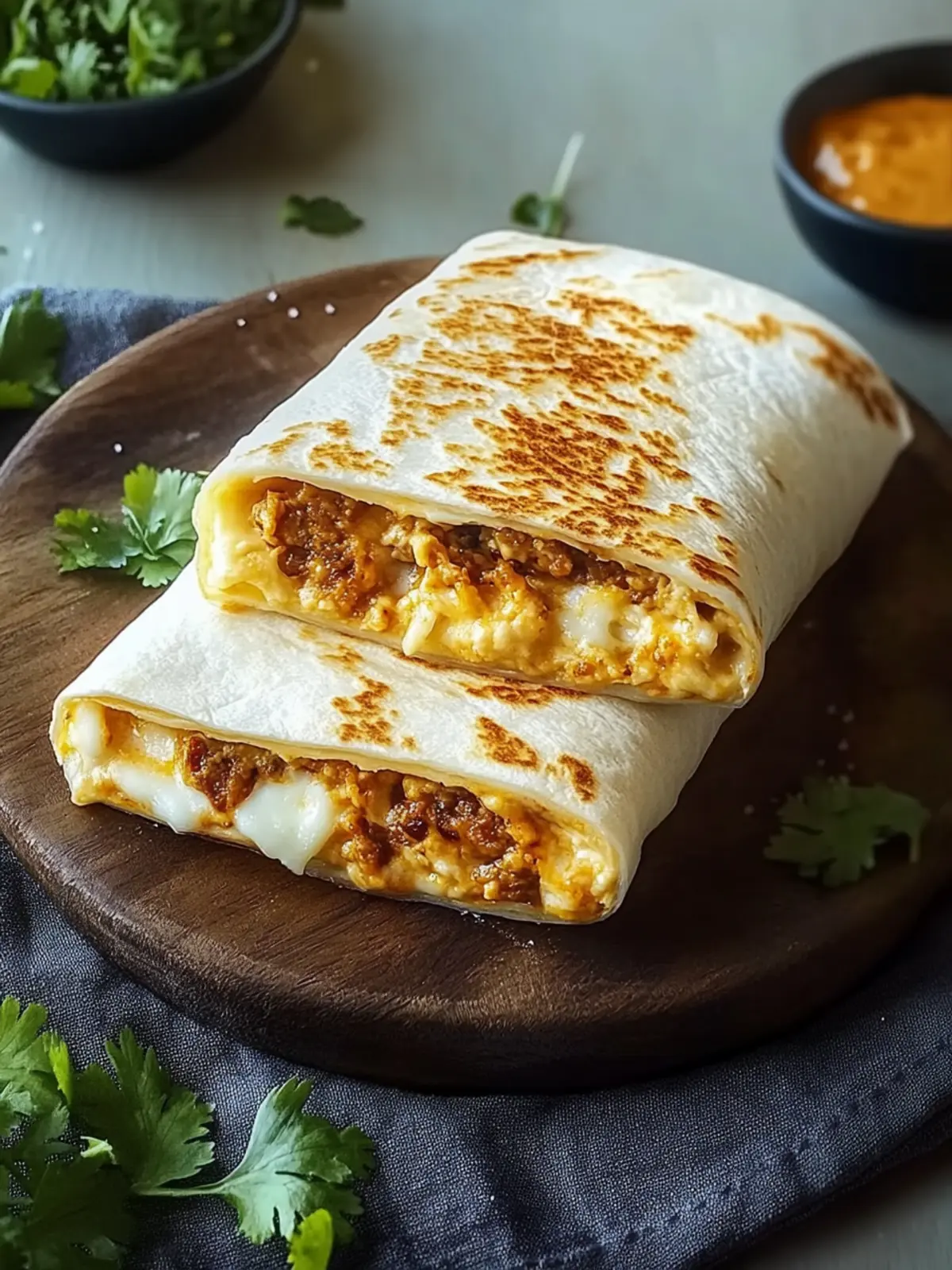 gegrilltes Käse-Burrito