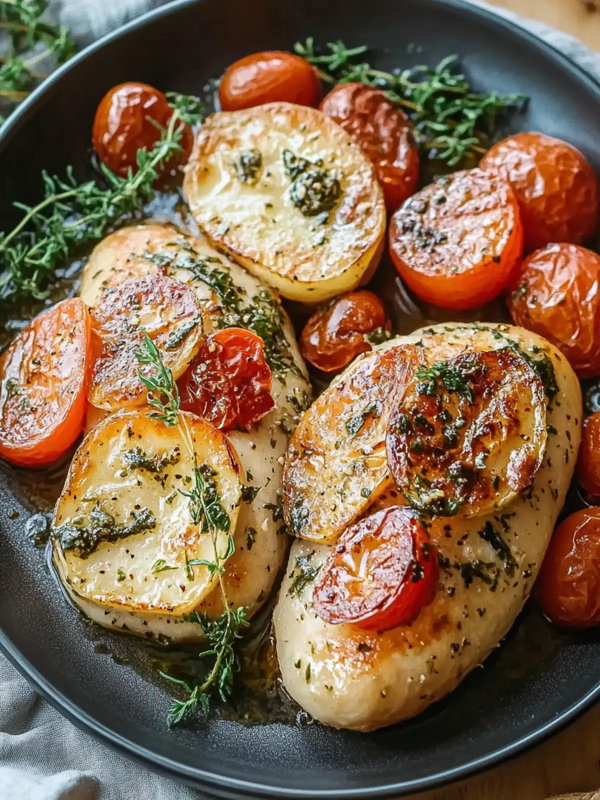 Toskanisches Hähnchenbrust