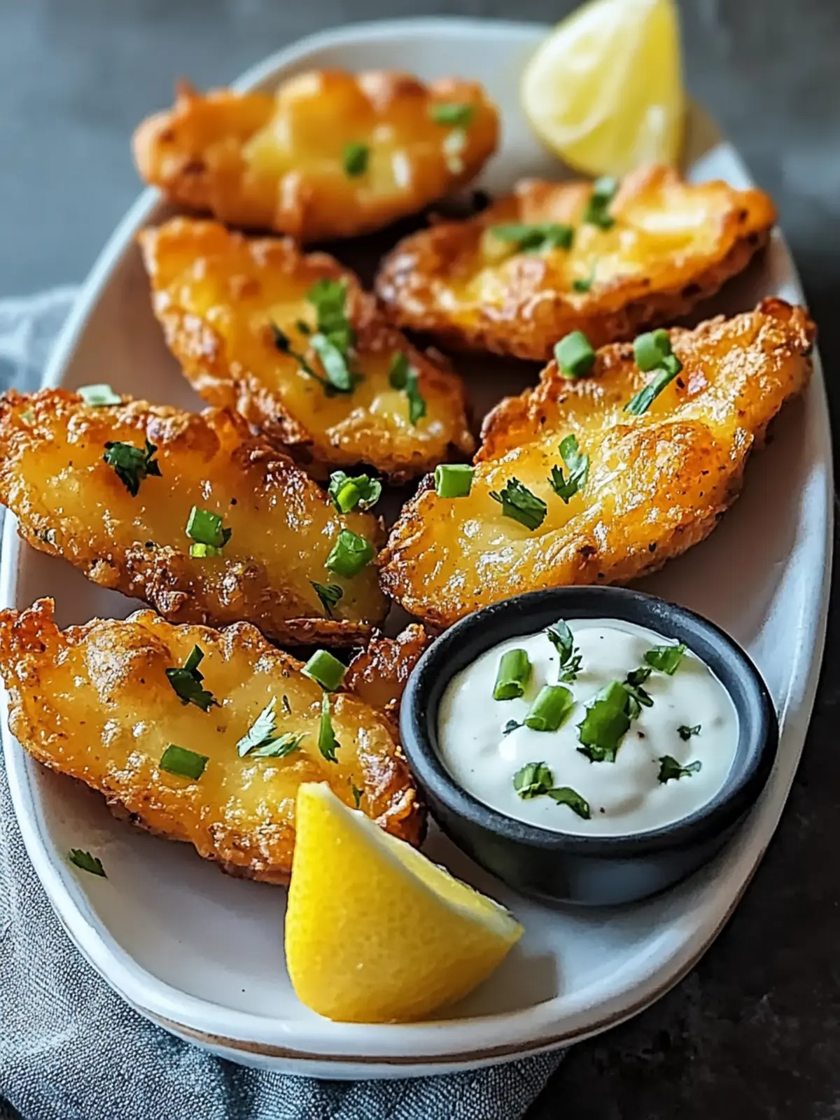 Luftfritteusen Ranch Kartoffelschalen