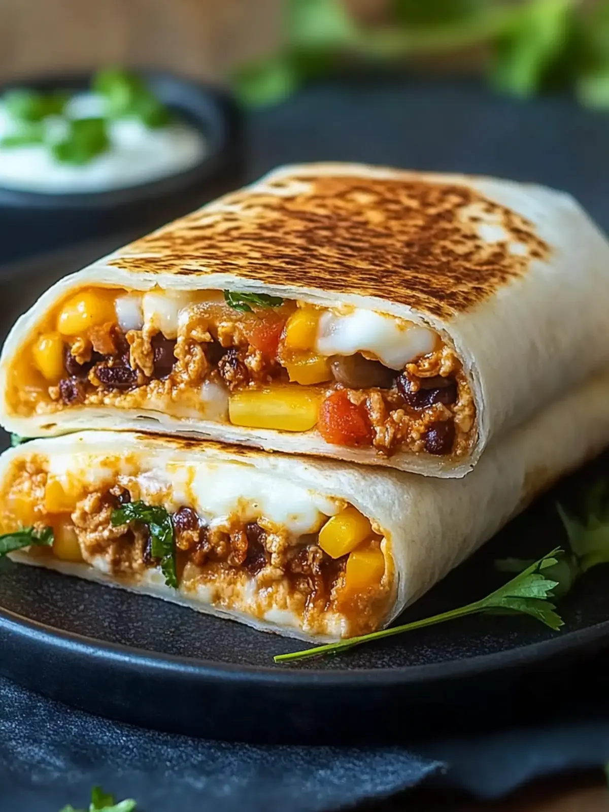 gegrilltes Käse-Burrito