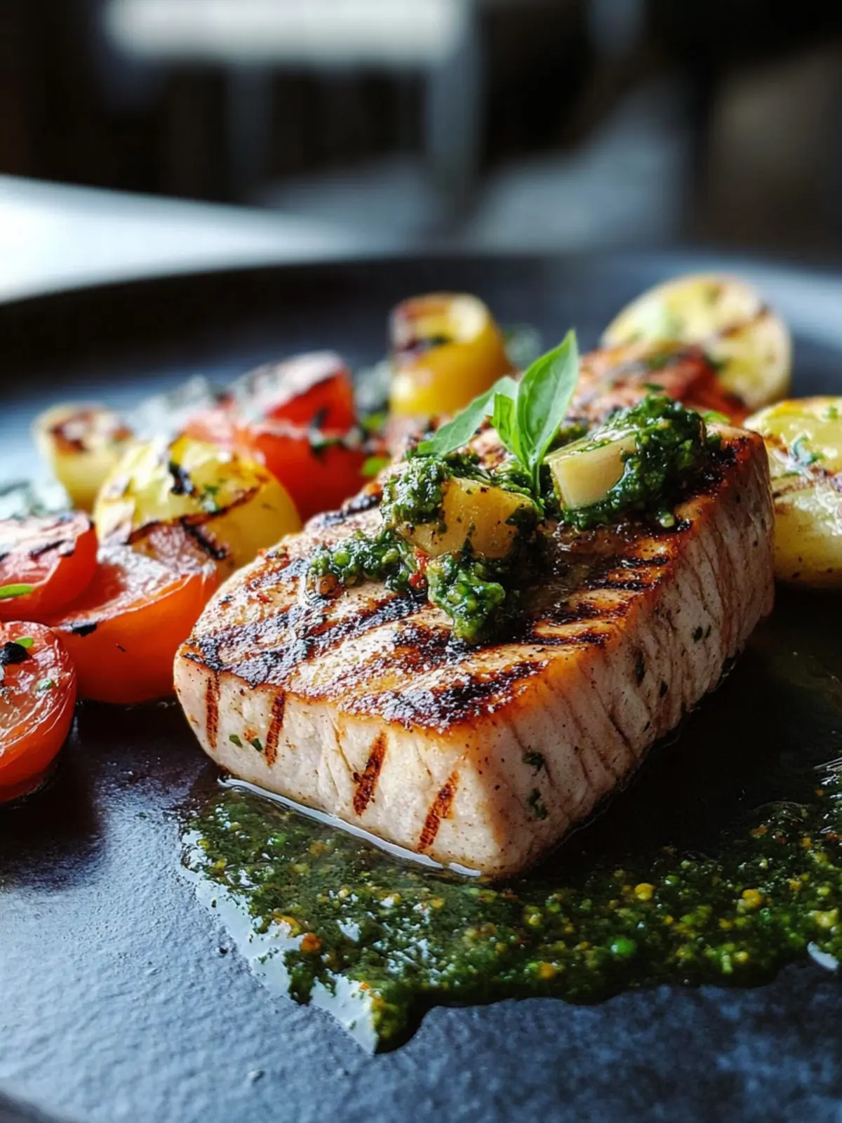 gegrillter Thunfisch