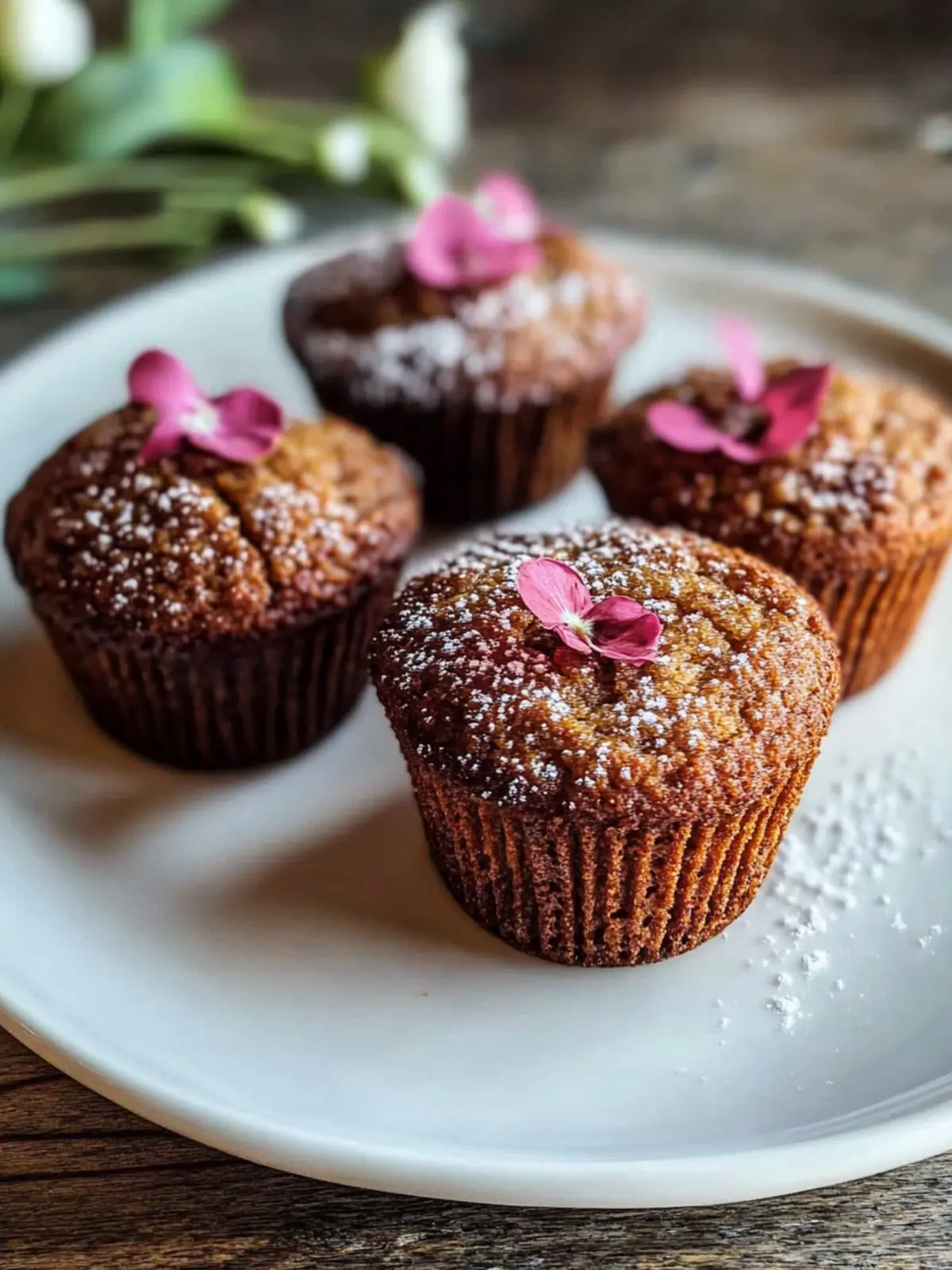 Gewürzte Melassen Morgen Muffins